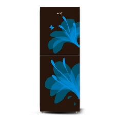 Eco+ 170 LITER FRAMELESS GLASS DOOR REFRIGERATOR BLACK FREESIA(ECO+BCD-170FLGD)