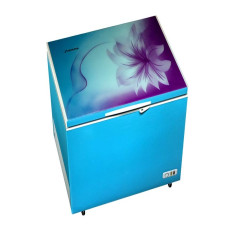 Jamuna 220L Freezer JE-GSD Light Blue Sun Flower