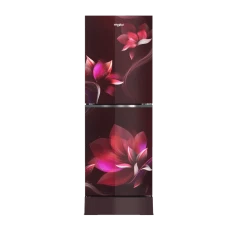 Whirlpool Fresh Magic Pro 257L Inverter Floret Red Refrigerator