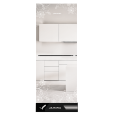 Jamuna 328L Refrigerator JE6-BM3B8QD Mirror White Star